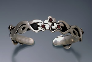 Flower and Vine Bracelet